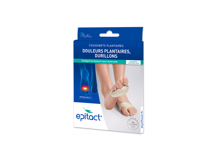 Coussinet plantaire en silicone discrets dans la chaussure