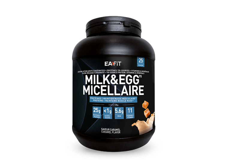 Milk & egg micellaire saveur caramel - 750 g