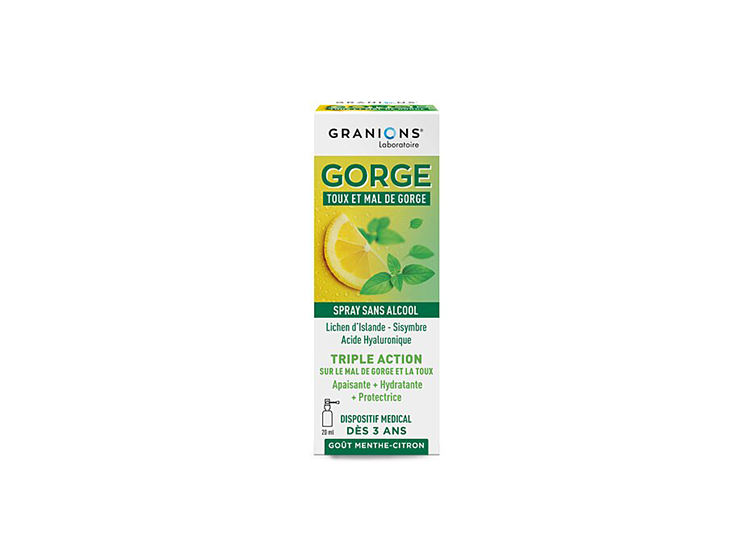 Gorge Spray toux et mal de gorge - 20ml