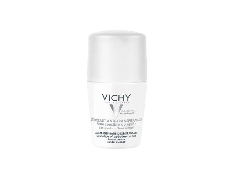 Vichy Déodorant Anti-transpirant 48h Roll-on Peau sensible - 50ml