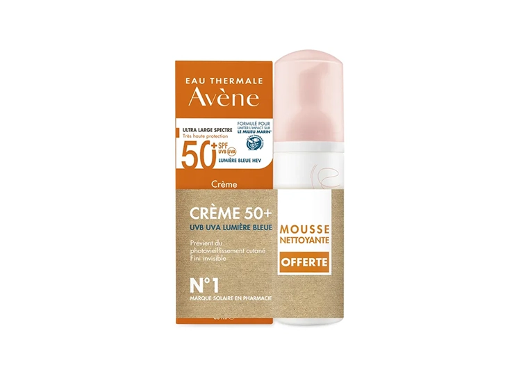 Crème Solaire Fini Invisible SPF50+ - 50ml + Mousse Nettoyante OFFERTE