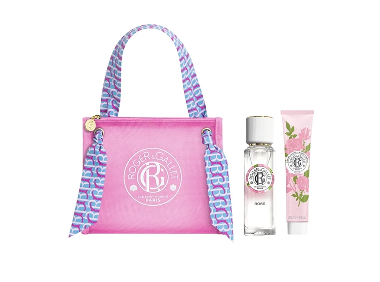 Trousse Rose Eau parfumée Bienfaisante + Crème Mains Bienfaisante