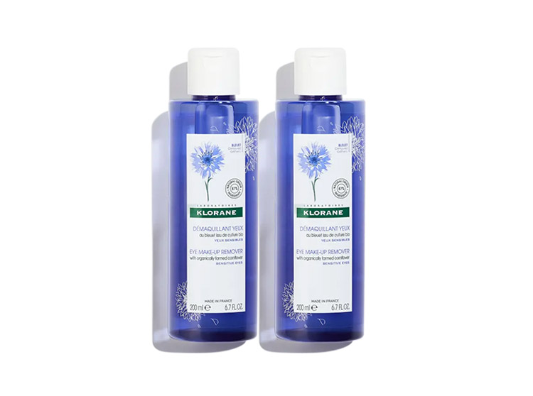 Klorane démaquillant yeux au bleuet BIO - 2x200ml