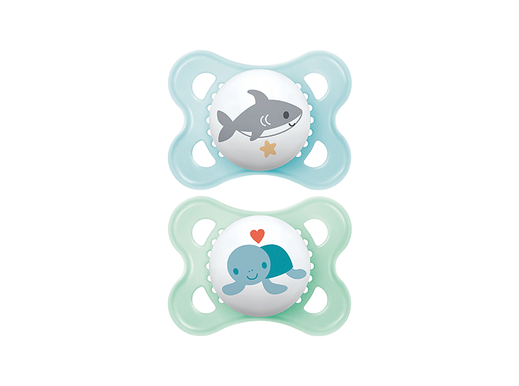 Sucette Original Animaux - 2-6 Mois - Silicone - Lot de 2