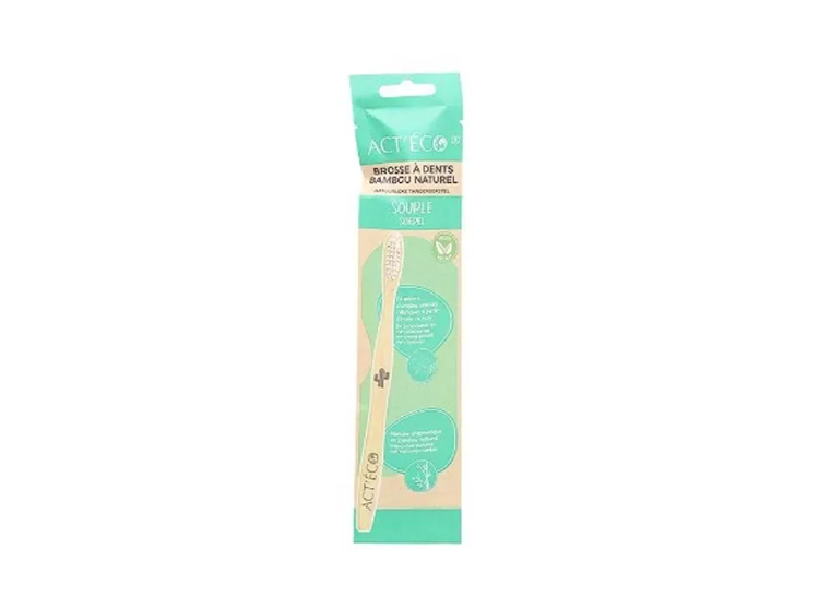 Brosse a dents bambou naturel souple