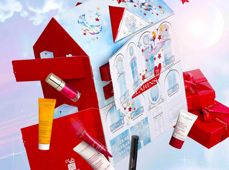 Calendrier de l'avent Clarins 2024