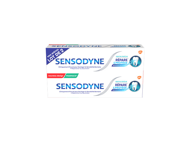 Sensodyne Répare & Protège Fraîcheur - 2x75ml