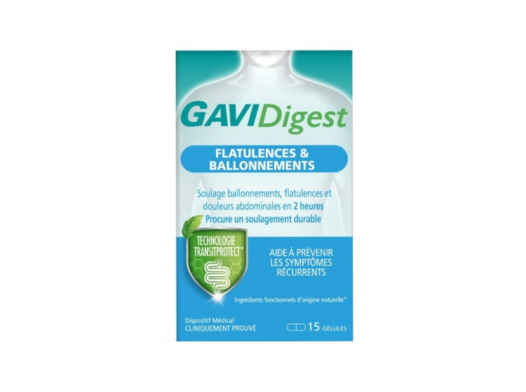 GAVIDigest Flatulences & Ballonnements - 15 gélules