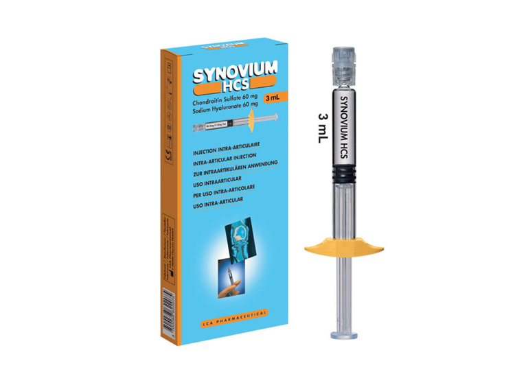 Synovium HCS 60 mg/60 mg  1 seringue - 3ml