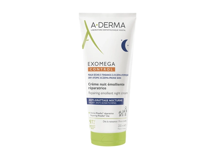 Exomega Control Crème Nuit Emolliente Réparatrice - 200ml