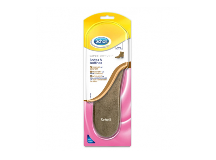 Scholl Semelles de confort Bottes et bottines Taille 35,5 - 40,5 - 1 paire