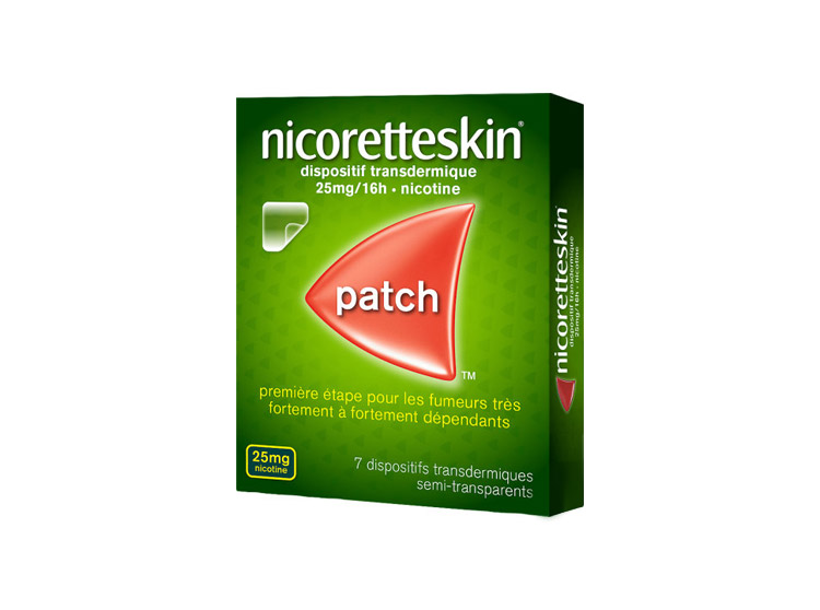 NicoretteSkin 25mg/16H - 7 patchs