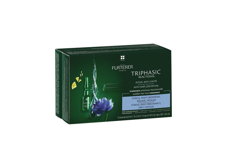 Furterer Triphasic Reactional Traitement antichute Réactionnelle - 12 ampoules