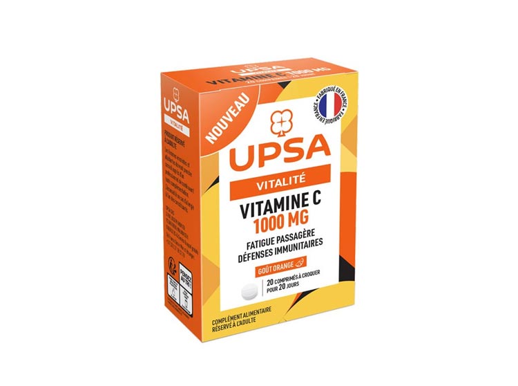 UPSA Vitamine C 1000 mg - 20 comprimés à croquer