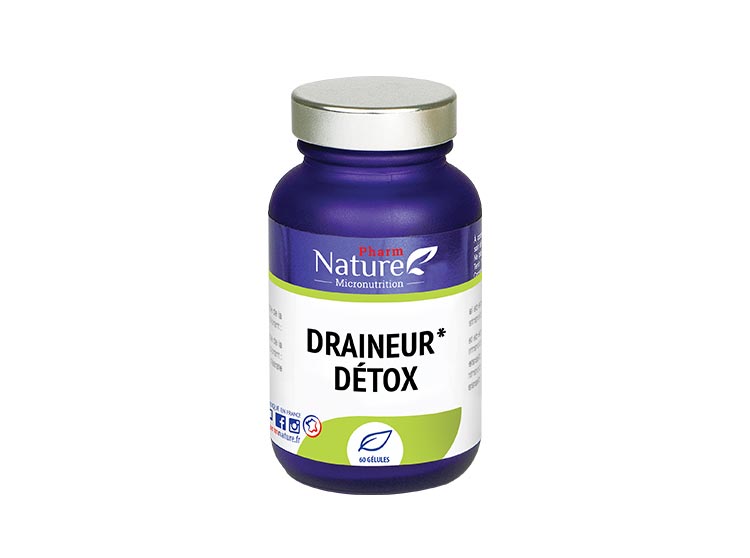 Pharm Nature Micronutrition Draineur détox - 60 gélules