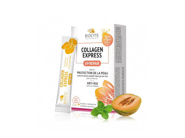 Biocyte Pack Collagen Express Uv Repair 10 Sticks Pharmacie En Ligne Pharmacie Du Polygone