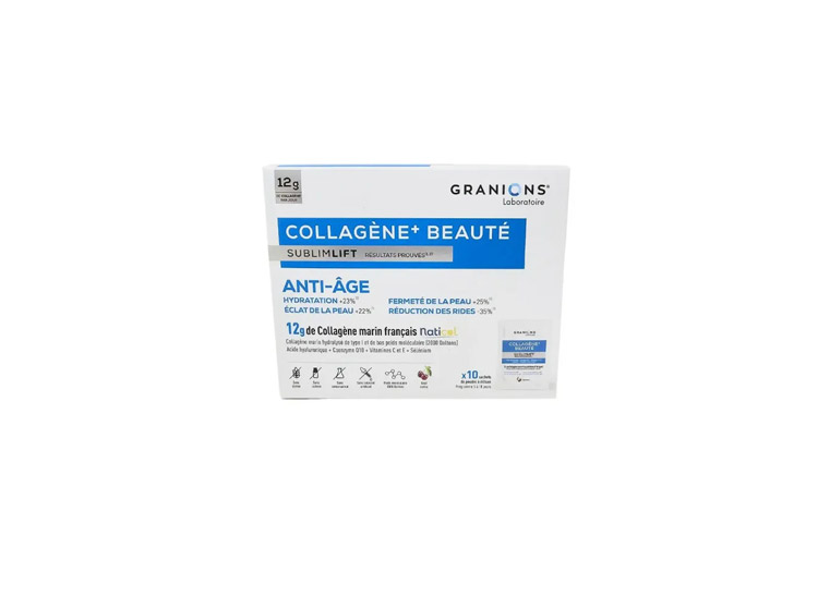 Collagene + Beauté Sublimlift Goût Cerise - 10 sachets