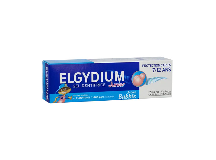 Elgydium Kids Dentifrice Enfant 7/12 ans Bubble - 50 ml