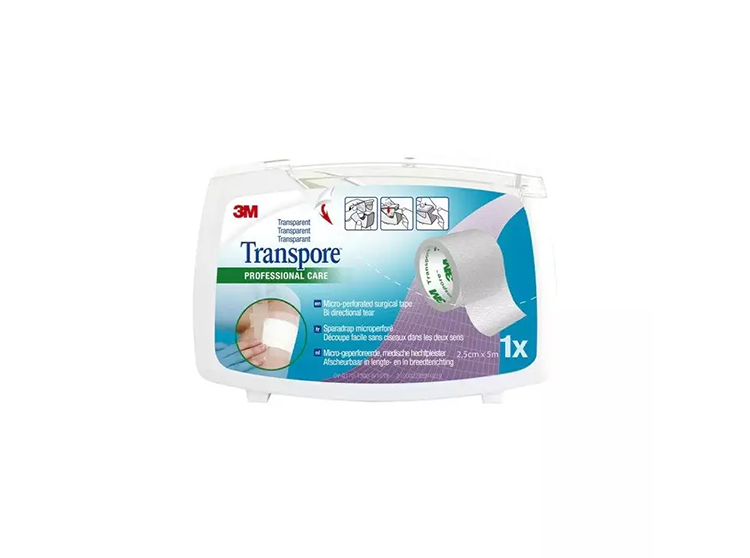 Transpore™ Sparadrap standard microperforé - 5m x 2,5cm