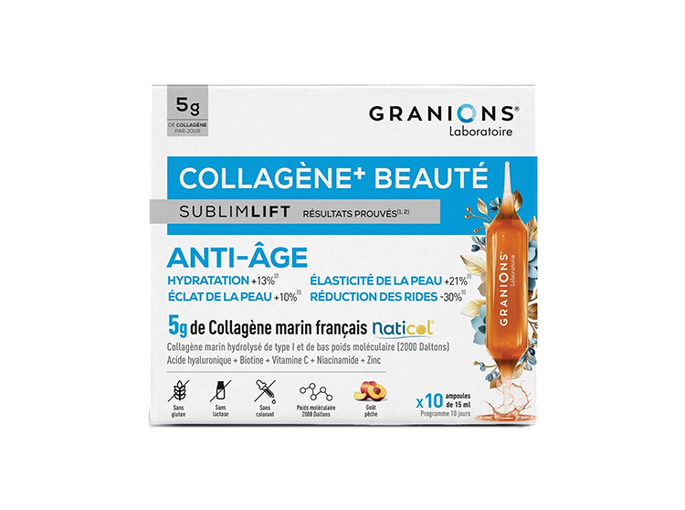 SublimLift Collagène+ Beauté Anti-âge  pêche - 10x15ml