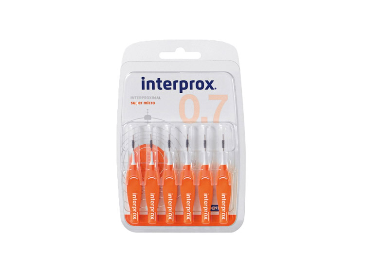 Interprox Super Micro Brossettes interdentaires 0,7mm - 6 brossettes