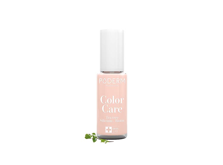 Poderm Color Care Vernis à ongles Teinte Rose Poudré - 8ml