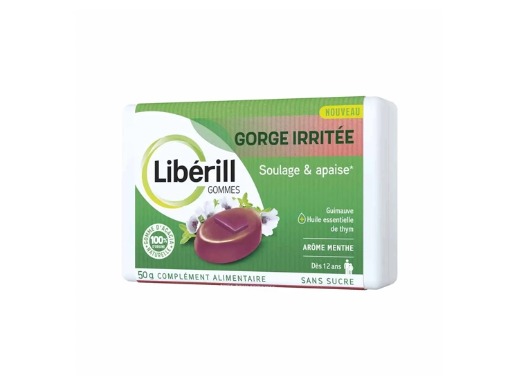 Libéril Gommes Gorge Irritée - 50g