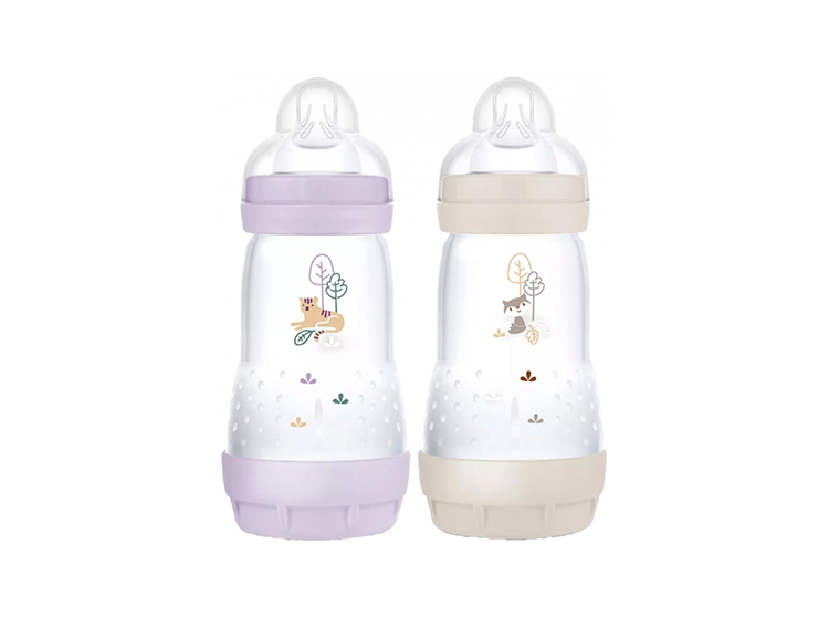 Easy Start Biberons 2 mois et + Lilas et Sable - 2 biberons 260ml