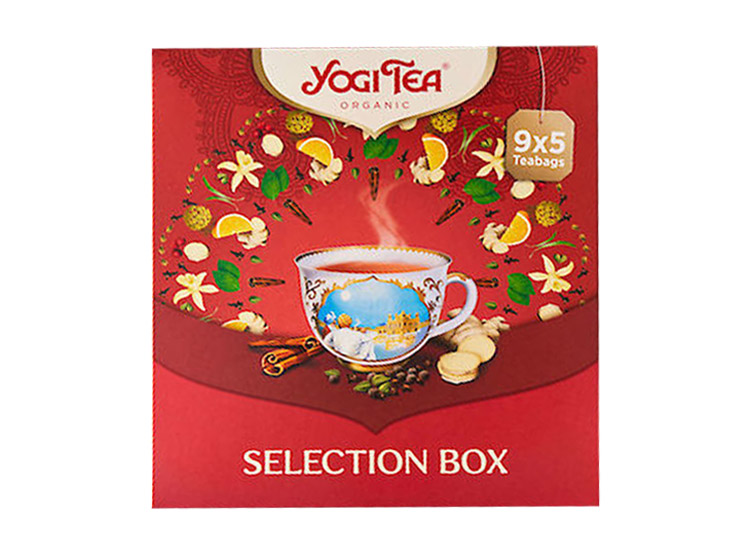 YOGI TEA, Selection Box, Coffret Cadeau pour Femme, Infusion, Chaï