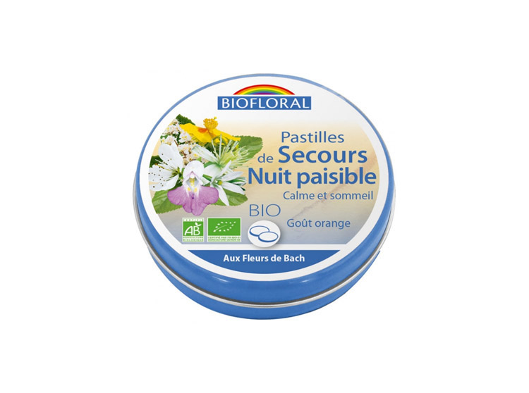 Biofloral Pastilles de secours Nuit paisible BIO - 50g