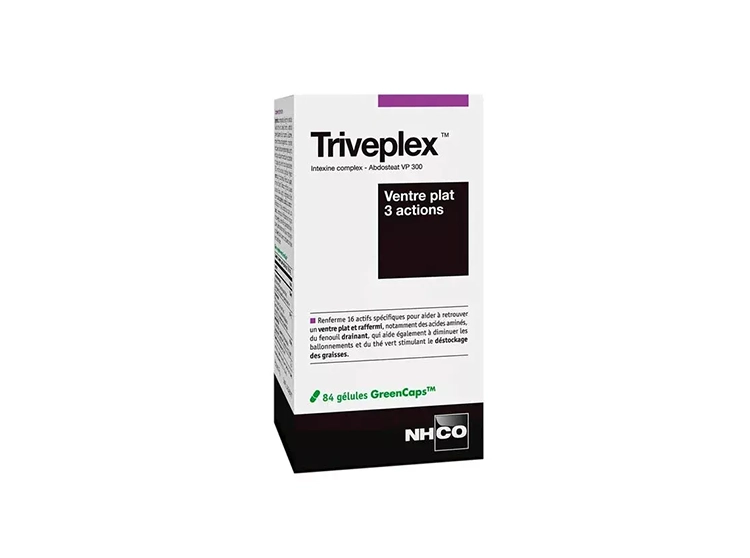 Triveplex Ventre plat 3 actions - 84 gélules