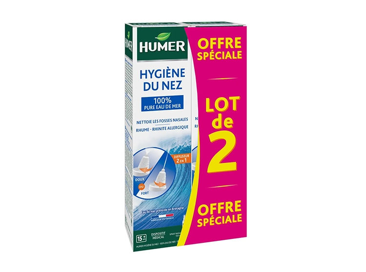 Hygiène du Nez Eau de mer Isotonique Adultes - 2x150ml