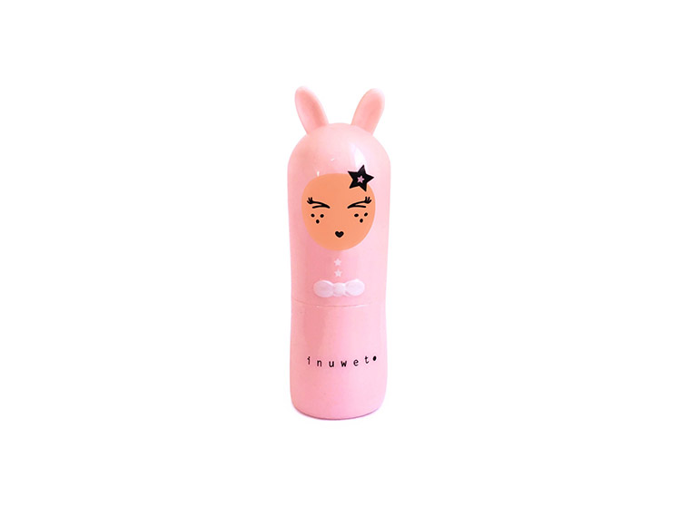 Inuwet Baume à lèvres Bunny peachy Pêche - 4g