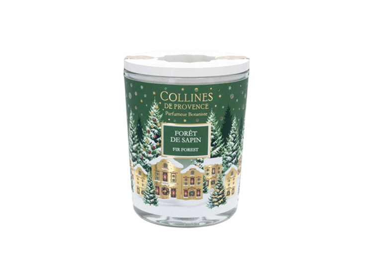 Bougie Parfumée de Noël  Forêt de Sapin - 180g