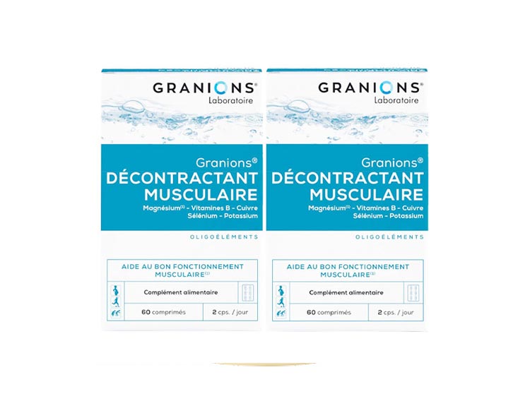 Granions Décontractant musculaire - 2x60 capsules