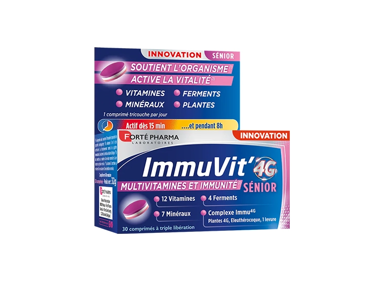 Immuvit'4G Sénior - 60 comprimés