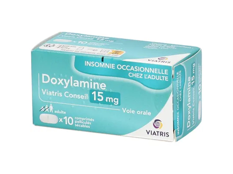 Doxylamine 15mg - 10 comprimés pelliculés