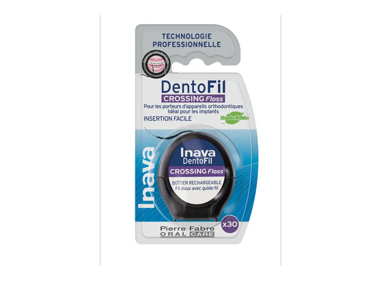 Fil dentaire noir pour appareils orthodontiques - x30