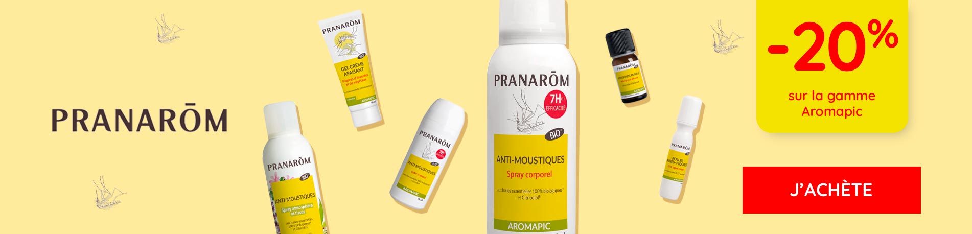 Promotion Pranarom anti-moustique