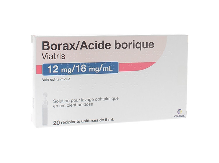 Acide Borique / Borax - 20 x 5ml