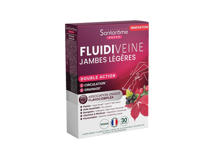 Fluidiveine Jambes Légères - 30 comprimés