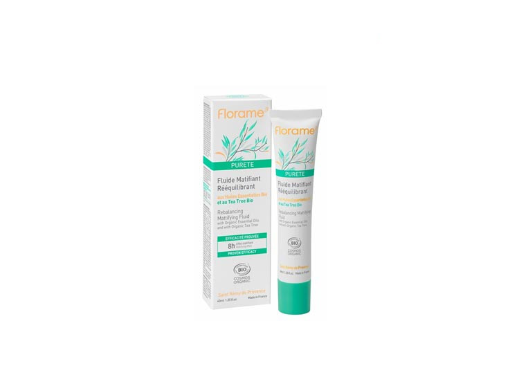 Florame Pureté Fluide Matifiant rééquilibrant BIO - 40 ml