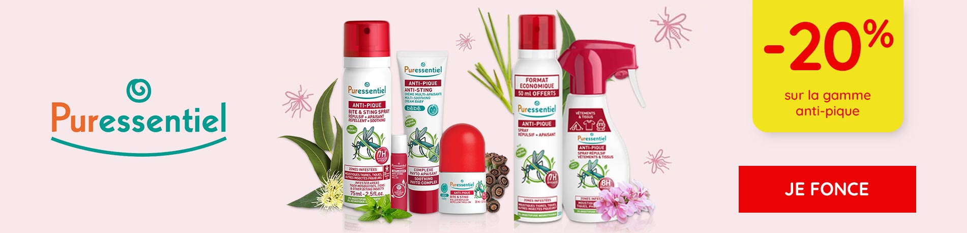 Promotion Puressentiel anti-moustiques