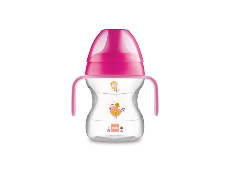 Mam Tasse à bec évolutif +6mois Animal Rose - 190ml