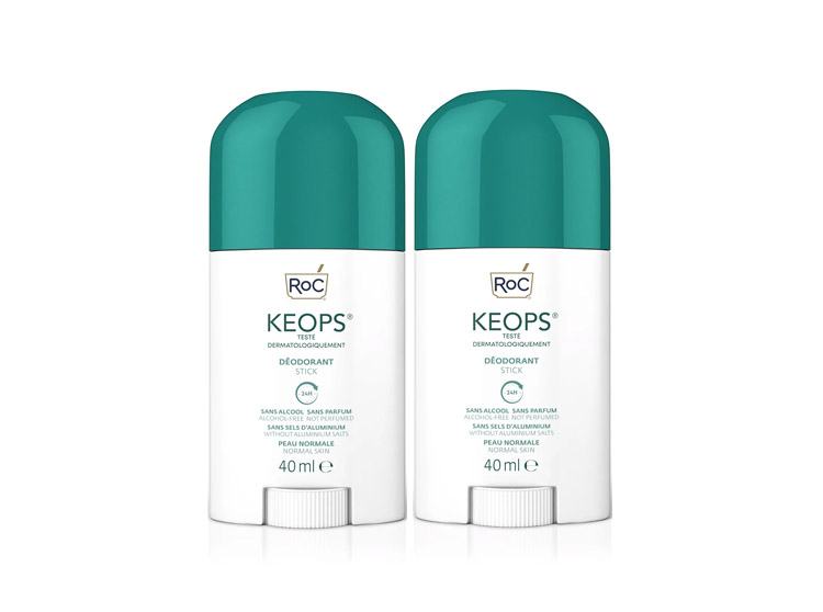 RoC Keops Déodorant en Stick 24h - 2x40g