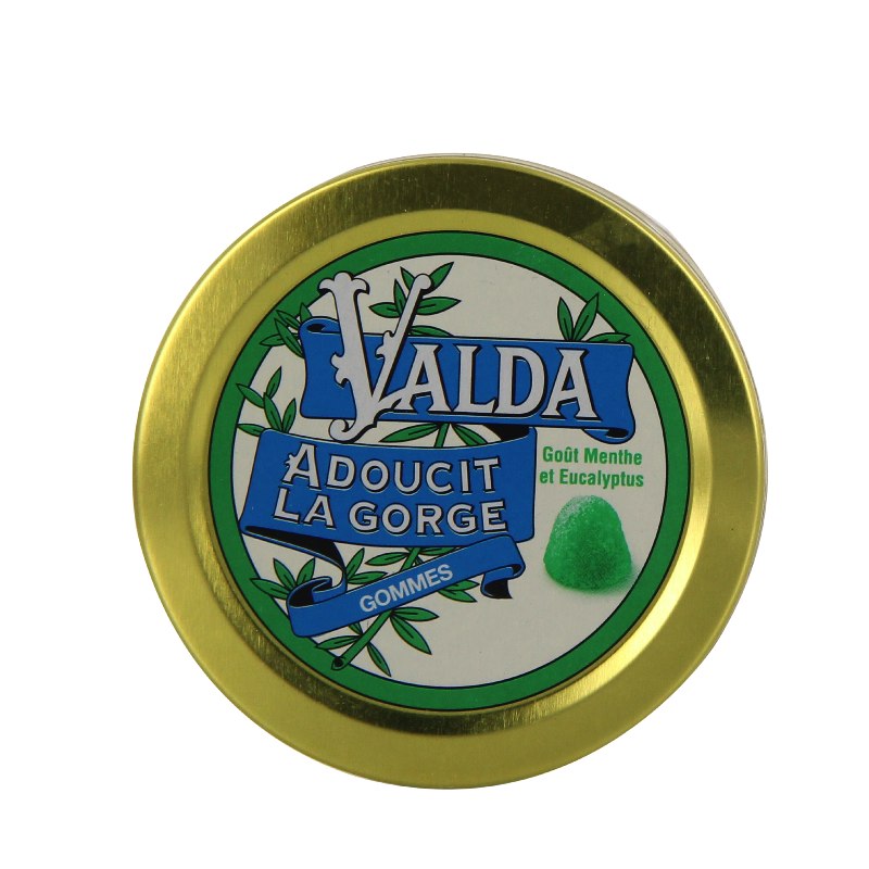 Valda pastilles gorge menthe eucalyptus 50 pastilles