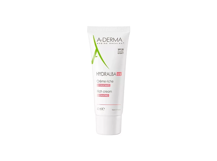 A-Derma Hydralba UV Crème riche hydratante SPF20  - 40ml