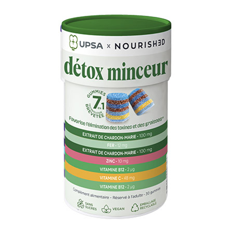 Complément alimentaire gummies détox minceur