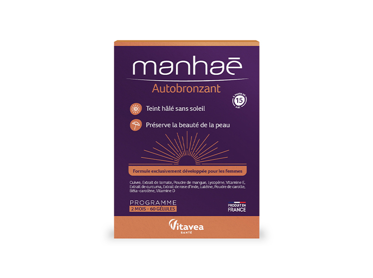 Manhaé autobronzant - 60 gélules