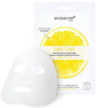 sheet mask coréen citron